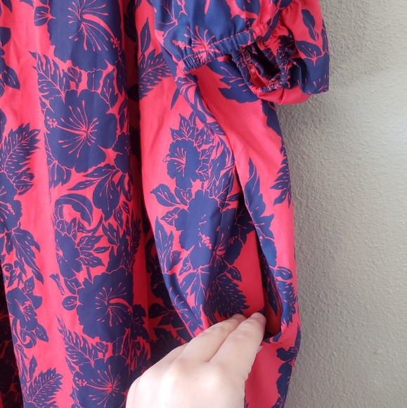 Vintage 80s Hilo Hattie Floral Muumuu - Picture 5 of 8